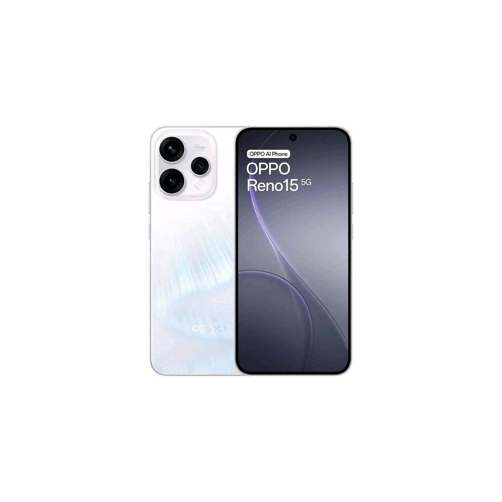 OPPO RENO 15 5G DUAL SIM AI 6.59" OCTA CORE 512GB RAM 8GB 5G TIM AURORA WHITE