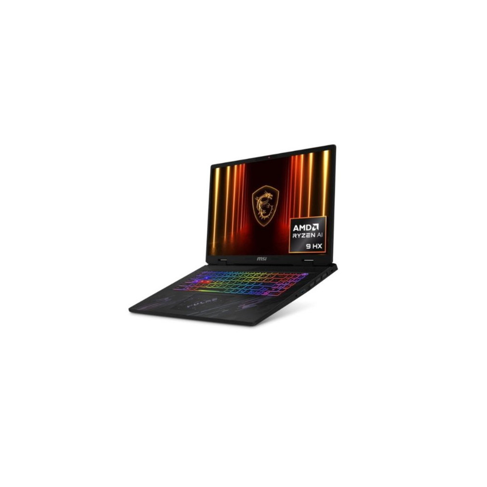 MSI PULSE A17 AI+ C3XWFKG-010ITAM Copilot + PC 17" WQXGA 240Hz AMD RYZEN AI 9 HX 370 RAM 32GB-SSD 1TB NVMe-NVIDIA GEFORCE RTX 50