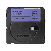 Brother Btag-F31 Nastro Nero su viola