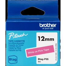 Brother Btag-P35 Nastro Bianco su rose