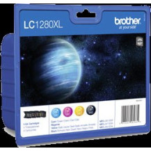 Brother LC-1280XL Multipack nero / ciano / magenta / giallo (LC1280XLVALBPDR)