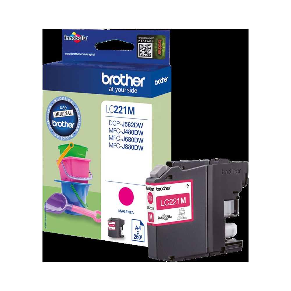 Brother LC221M magenta Cartuccia d'inchiostro