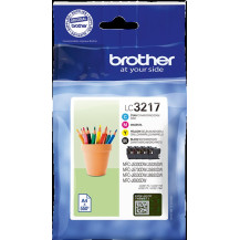 Brother LC-3217 Multipack nero / ciano / magenta / giallo (LC3217VALDR)