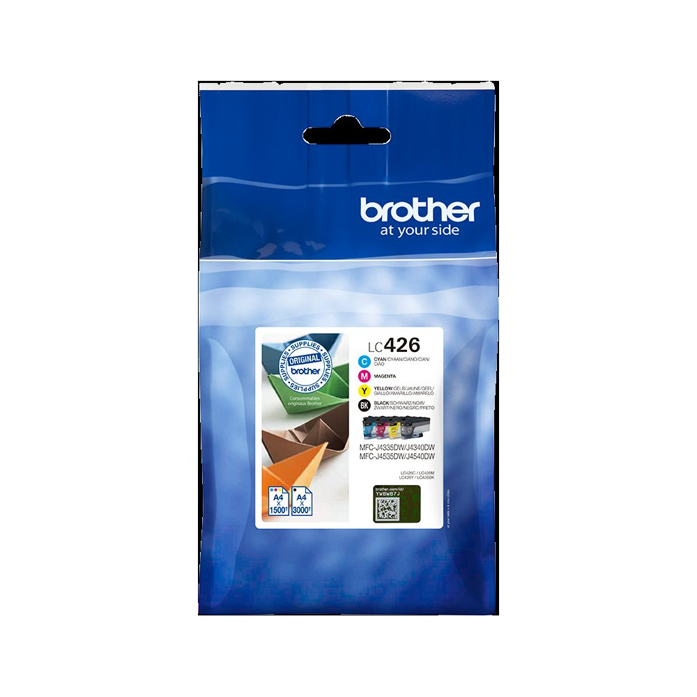 Brother LC-426 Multipack nero / ciano / magenta / giallo (LC426VAL)