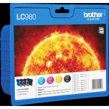Brother LC-980 Multipack nero / ciano / magenta / giallo (LC980VALBPDR)