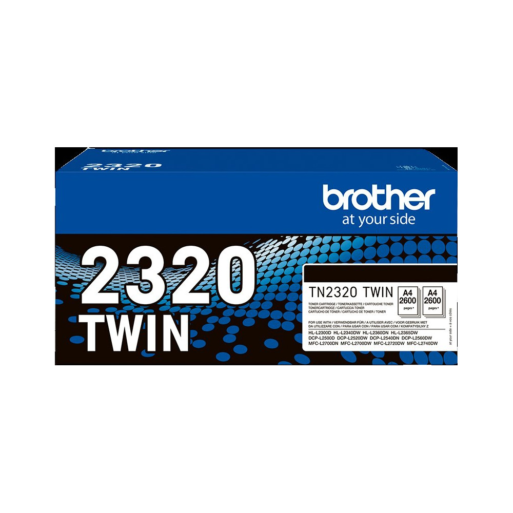 Brother TN-2320 TWIN Multipack nero