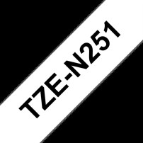 Brother TZe-N251 Nastro Nero su bianco