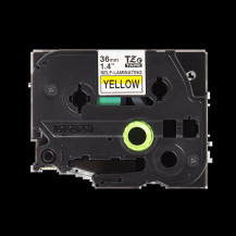 Brother TZe-SL661 Nastro Nero su giallo