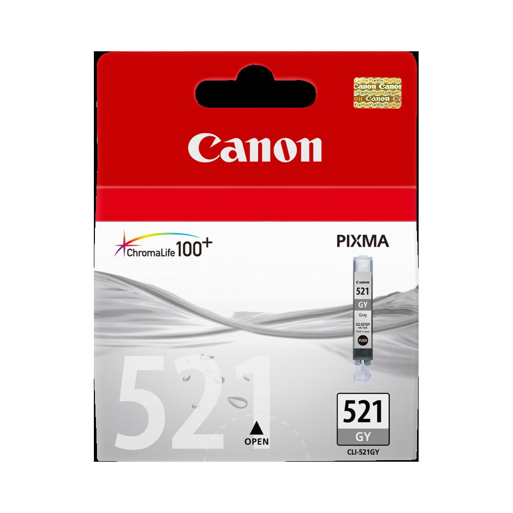 Canon CLI-521gy Grigio Cartuccia d'inchiostro (2937B001)