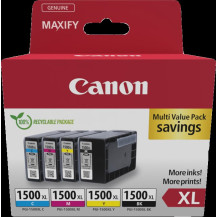 Canon PGI-1500 XL Multipack nero / ciano / magenta / giallo (9182B010)