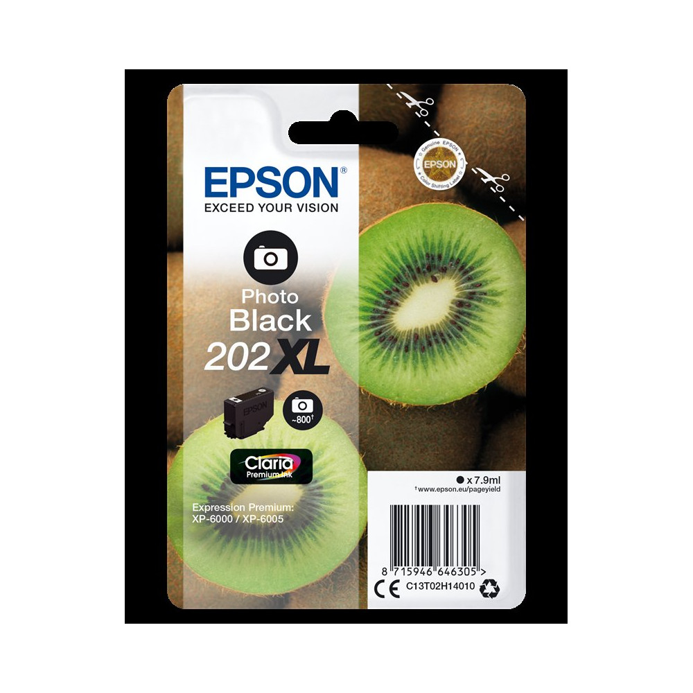 Epson 202XL Nero (Foto) Cartuccia d'inchiostro (C13T02H14010)