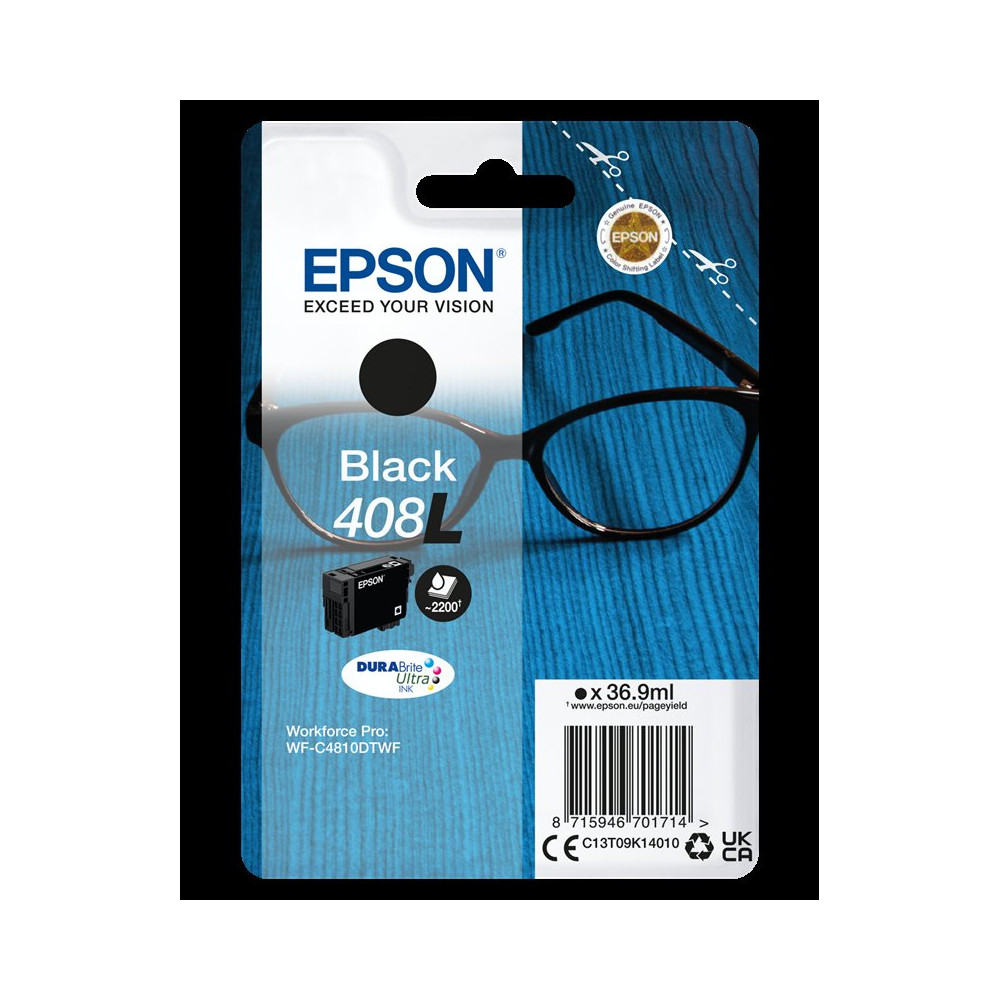 Epson 408L nero Cartuccia d'inchiostro (C13T09K14010)