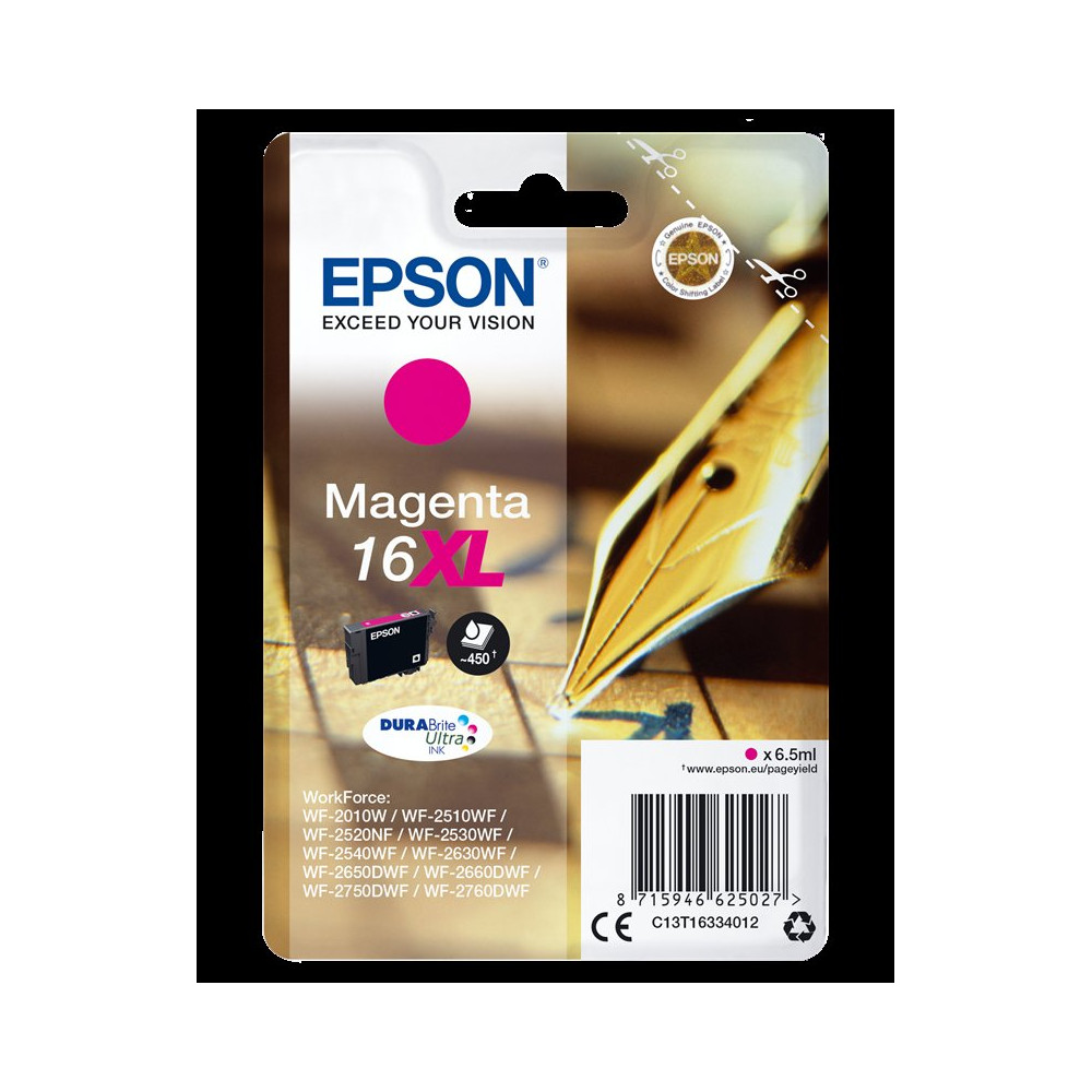 Epson 16 XL magenta Cartuccia d'inchiostro (C13T16334012)