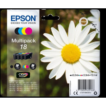 Epson 18 Multipack nero / ciano / magenta / giallo (C13T18064012)