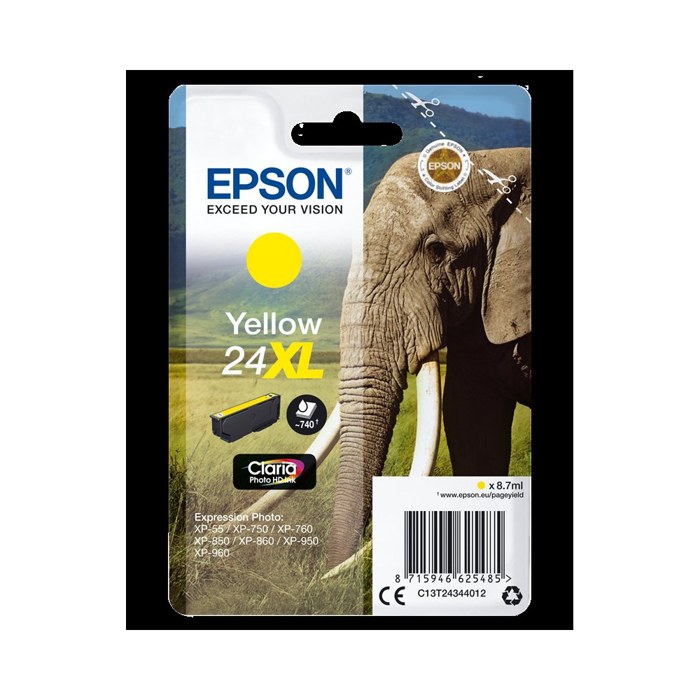 Epson 24 XL giallo Cartuccia d'inchiostro (C13T24344012)