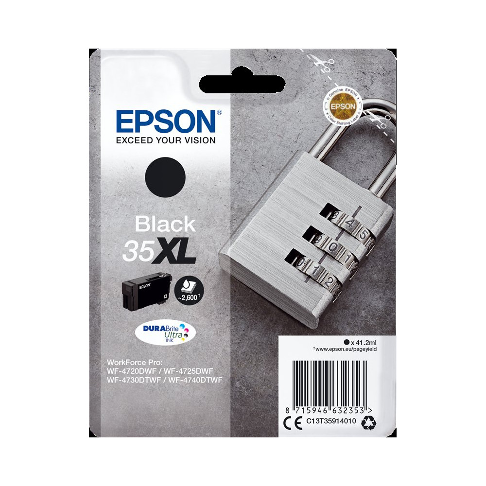 Epson 35XL nero Cartuccia d'inchiostro (C13T35914010)