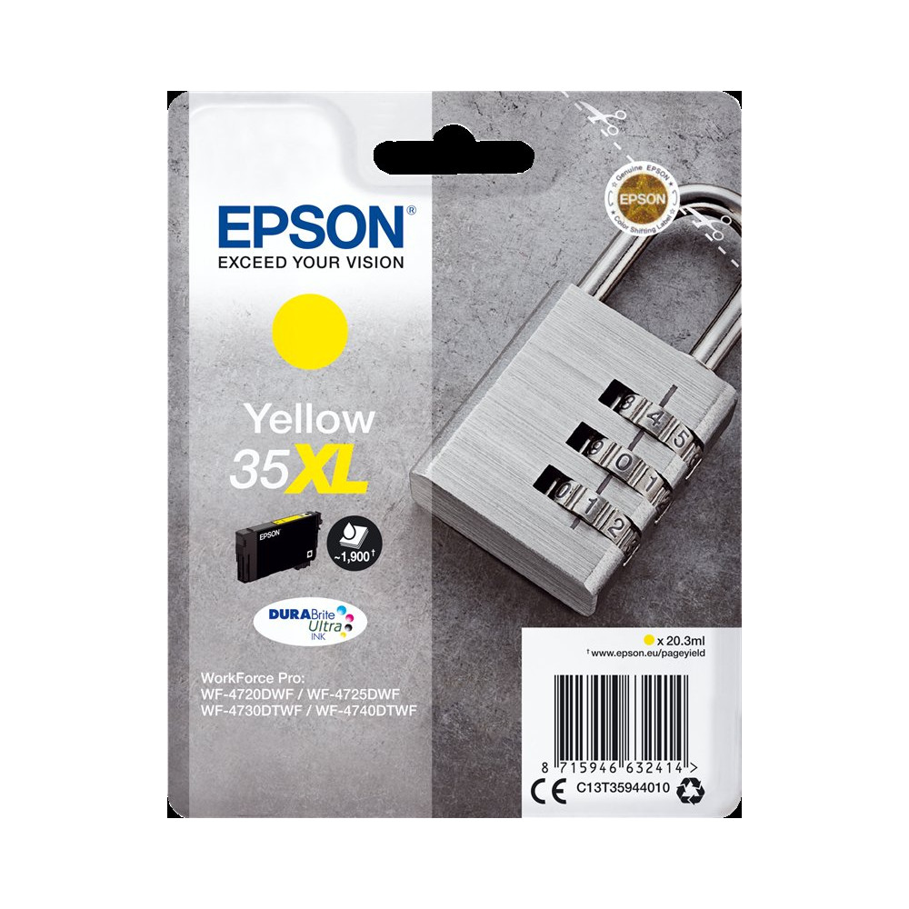 Epson 35XL giallo Cartuccia d'inchiostro (C13T35944010)
