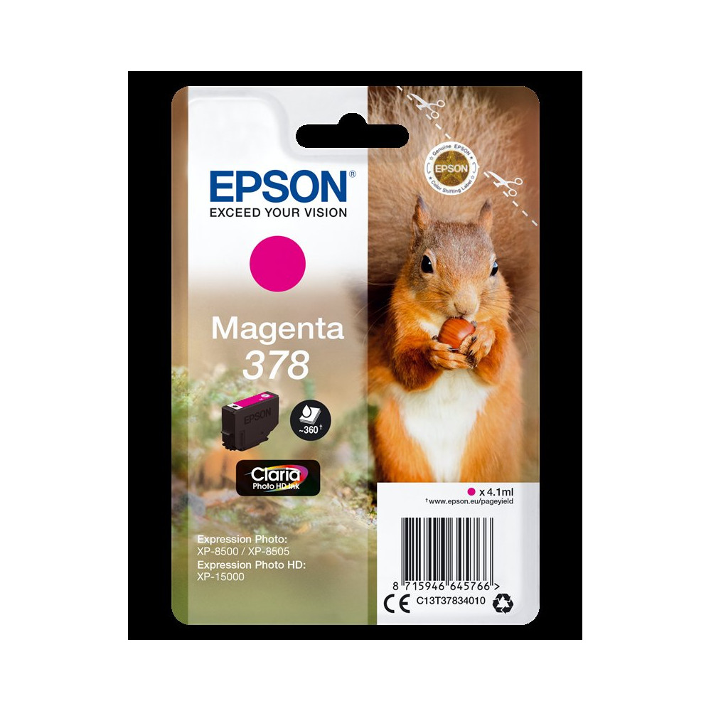 Epson 378 magenta Cartuccia d'inchiostro (C13T37834010)