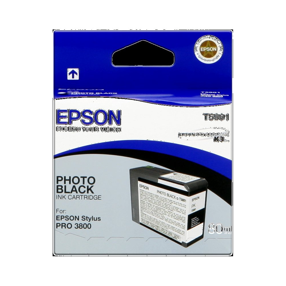 Epson T5801 Nero (Foto) Cartuccia d'inchiostro (C13T580100)