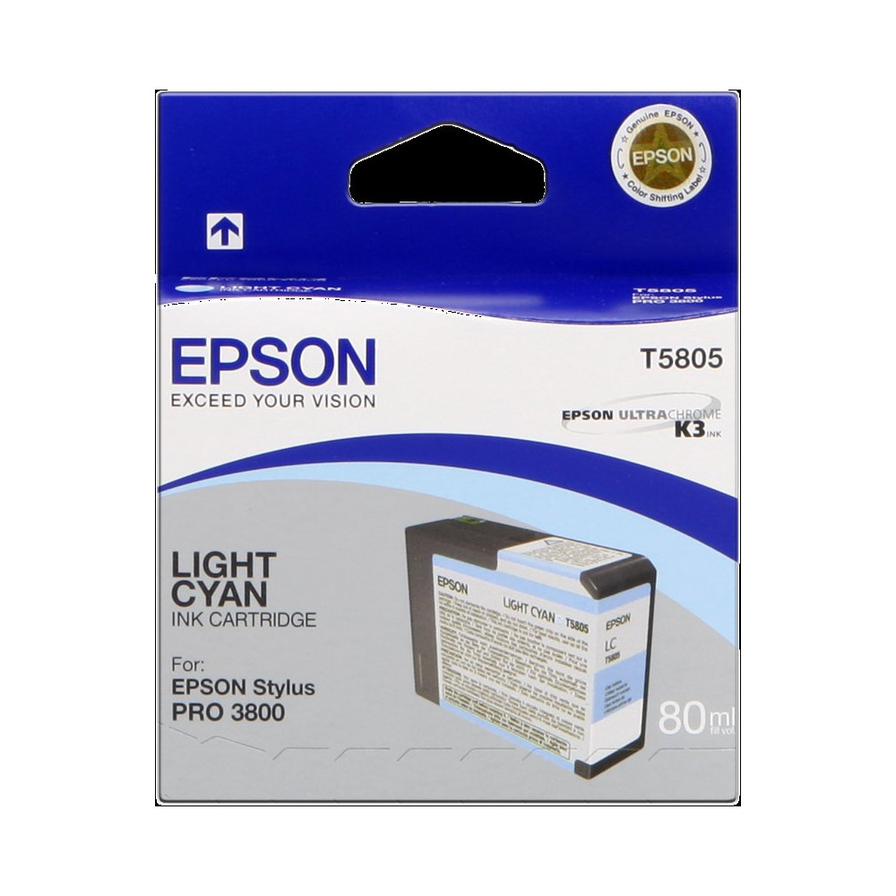 Epson T5805 ciano (chiaro) Cartuccia d'inchiostro (C13T580500)