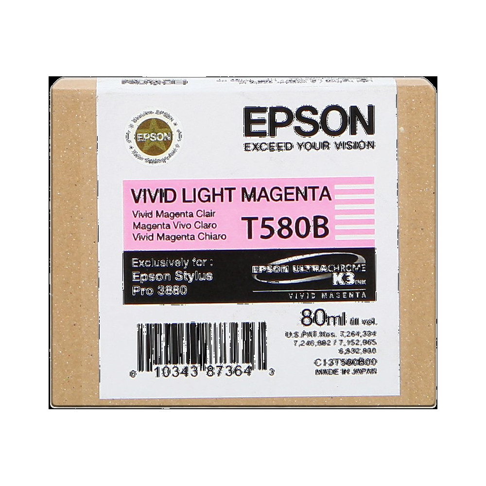 Epson T580B magenta (chiaro) Cartuccia d'inchiostro (C13T580B00)