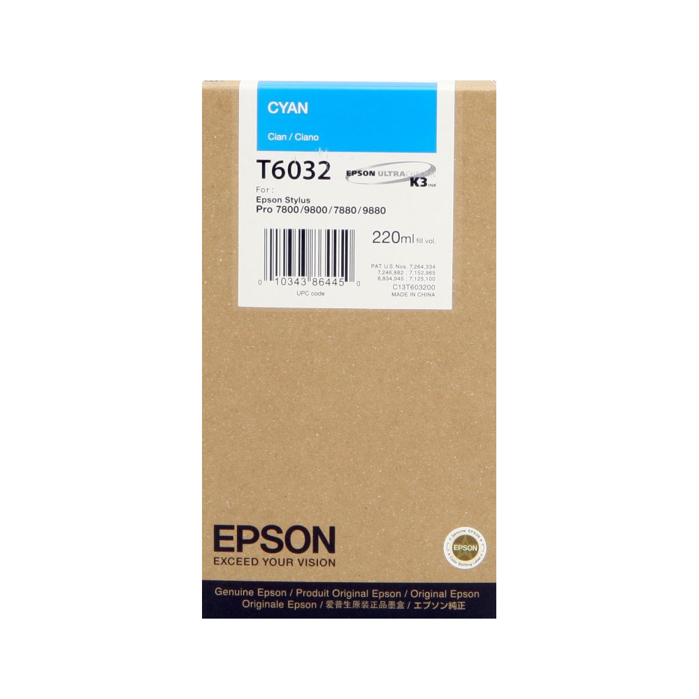 Epson T6032 ciano Cartuccia d'inchiostro (C13T603200)
