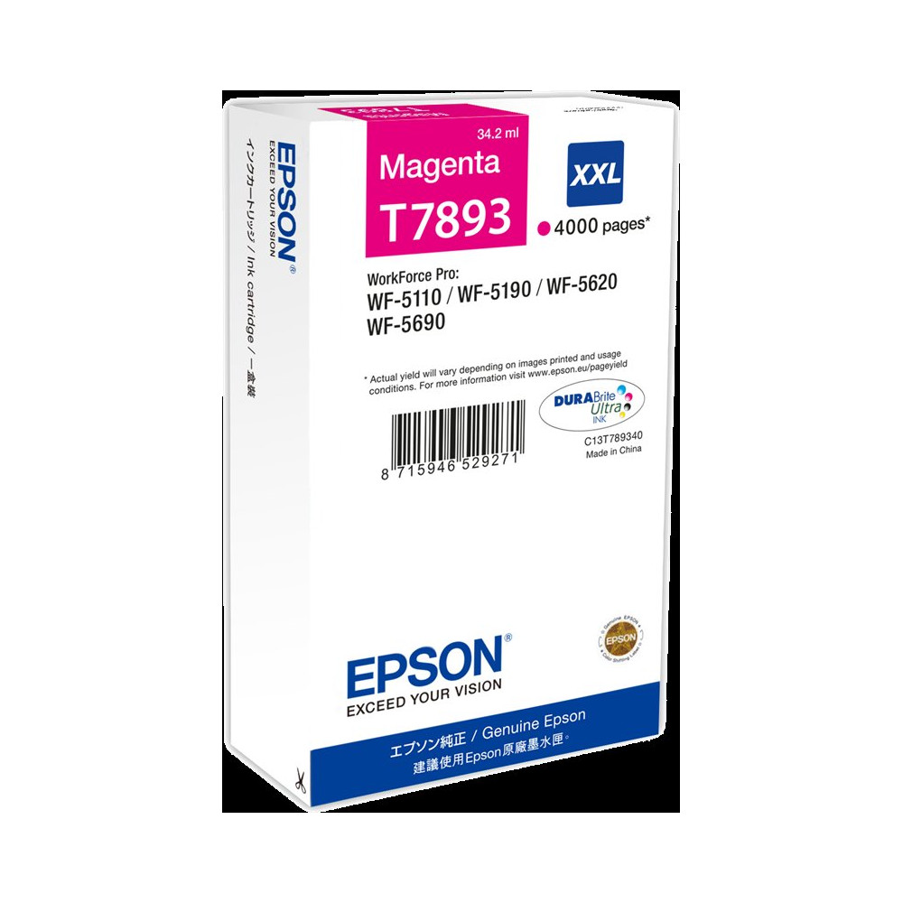 Epson T7893 XXL magenta Cartuccia d'inchiostro (C13T789340)