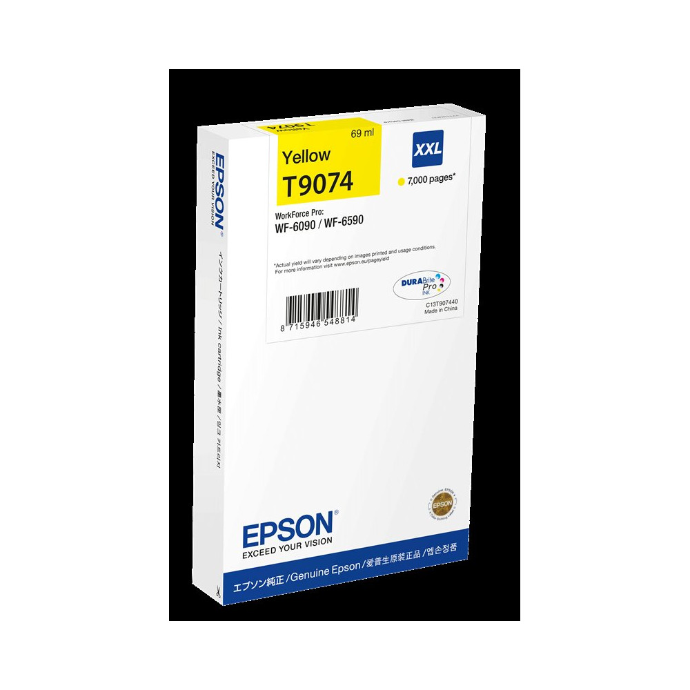 Epson T9074 XXL giallo Cartuccia d'inchiostro (C13T90744N)