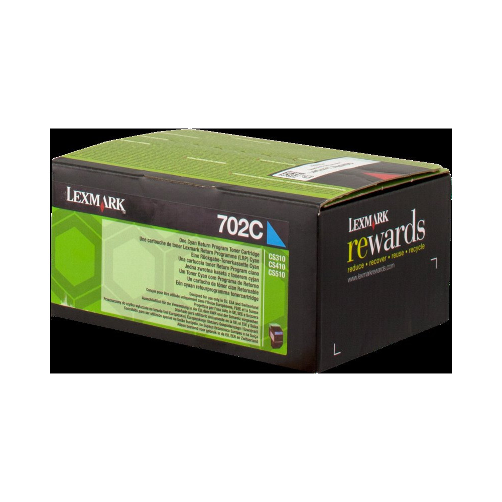 Lexmark 702C ciano toner (70C20C0)