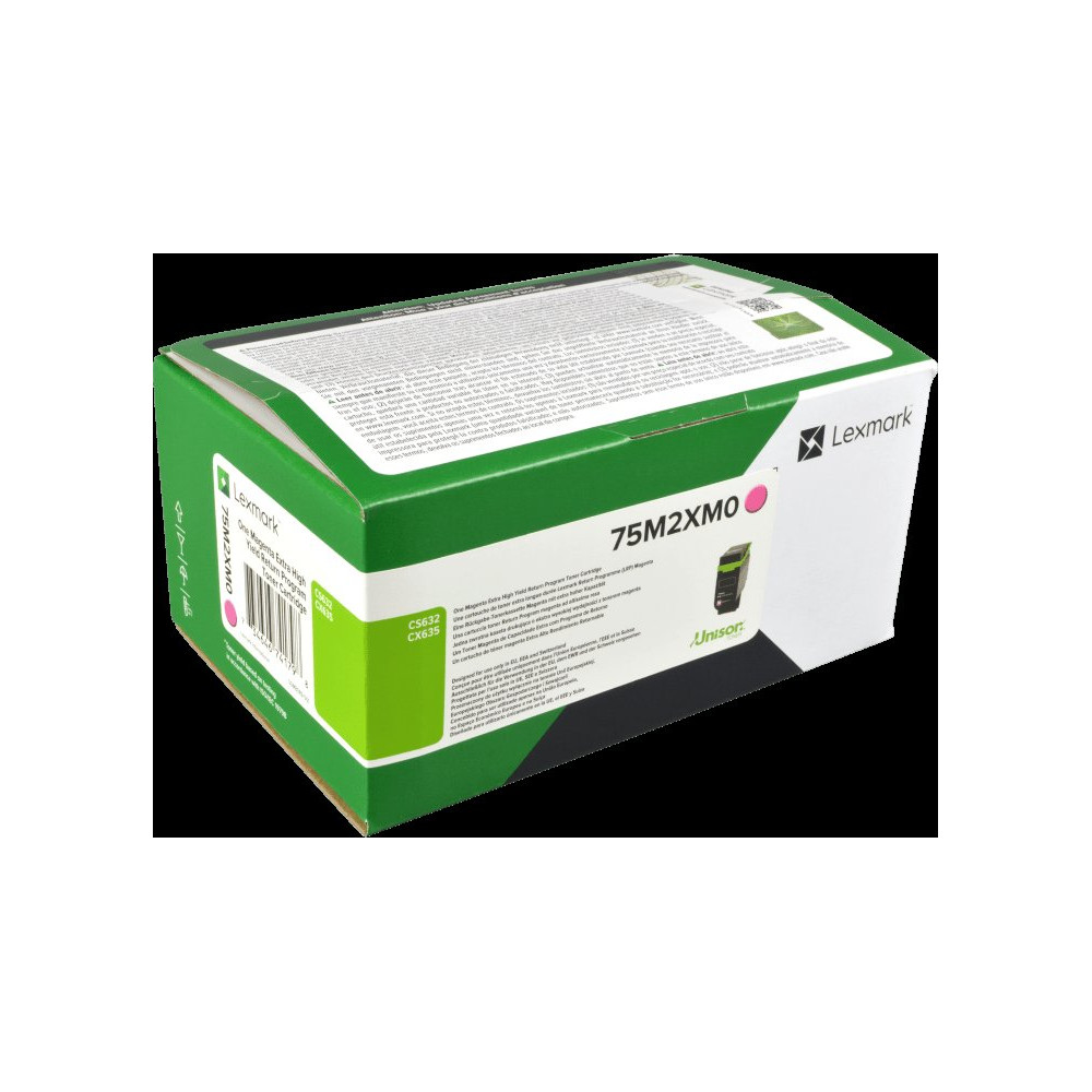 Lexmark 75M2XM0 magenta toner (CS632/CX635)