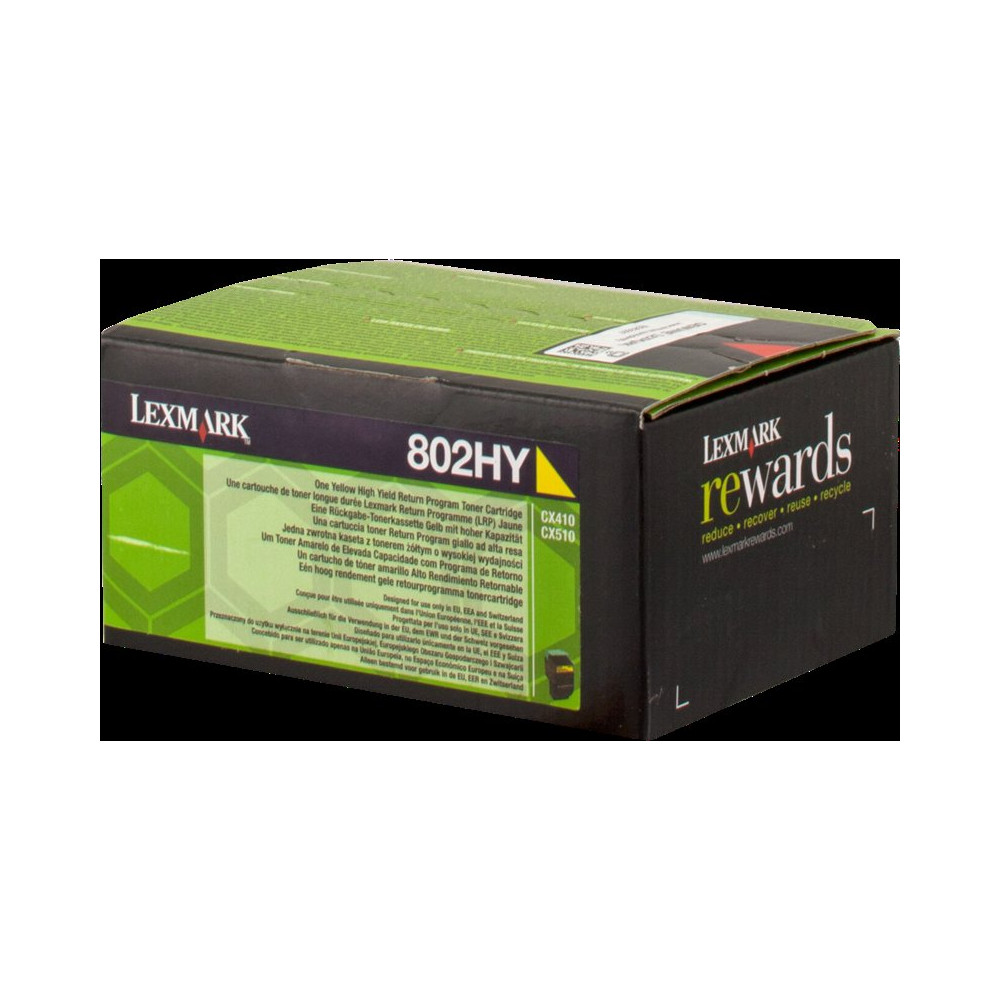 Lexmark 802HY giallo toner (80C2HY0)