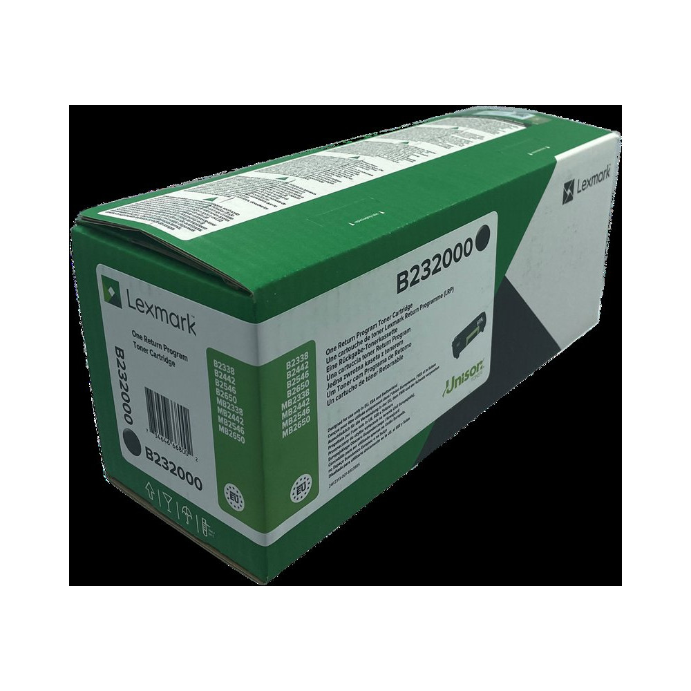 Lexmark B232000 nero toner (B/MB2338/2442/2546/2650)