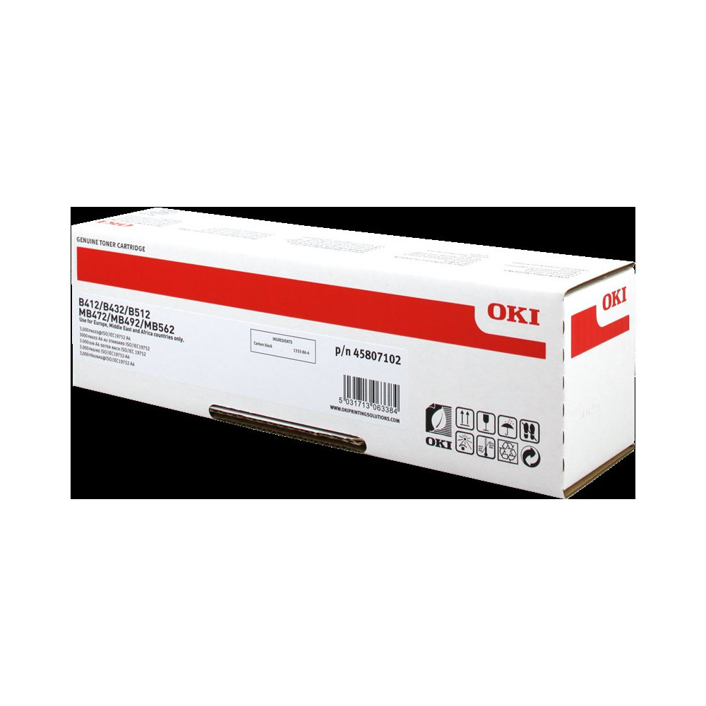 OKI 45807102 nero toner