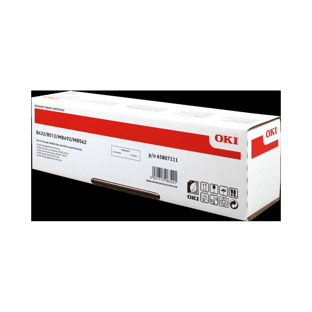 OKI 45807111 nero toner