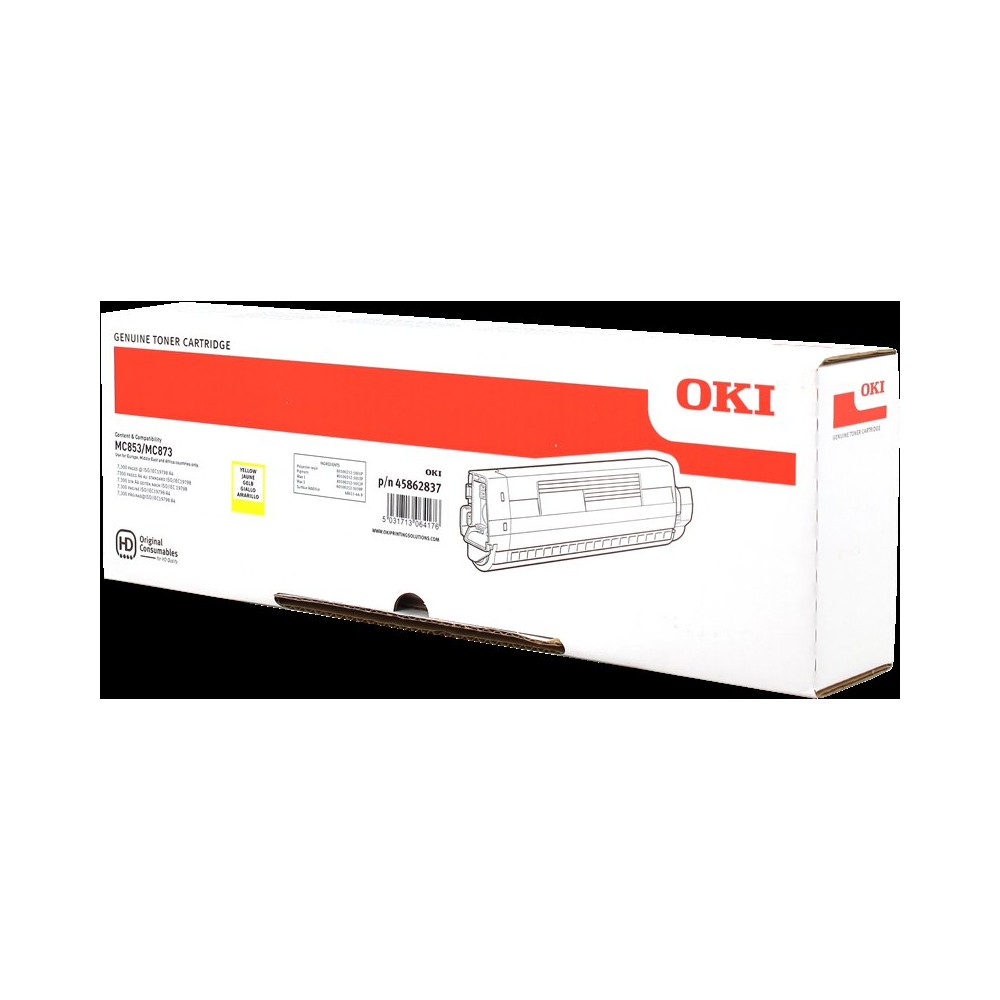 OKI 45862837 giallo toner