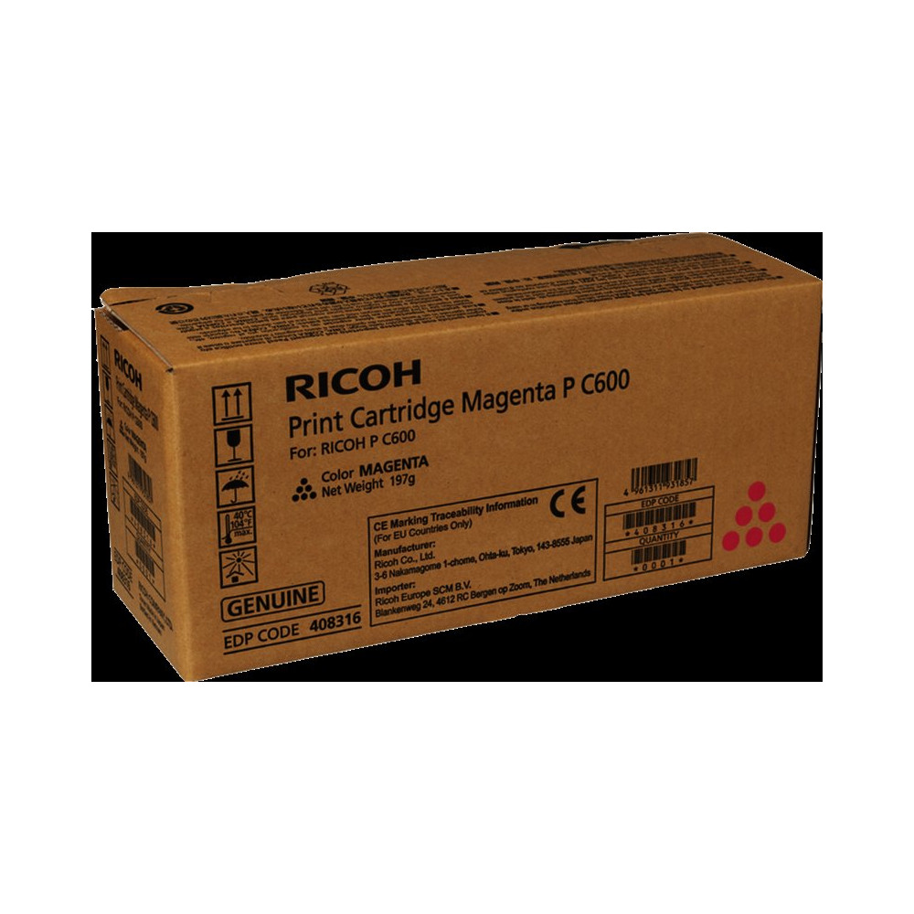 Ricoh P C600M magenta toner (408316)