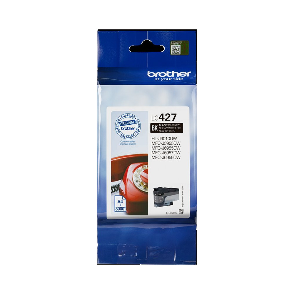 Brother LC427BK nero Cartuccia d'inchiostro