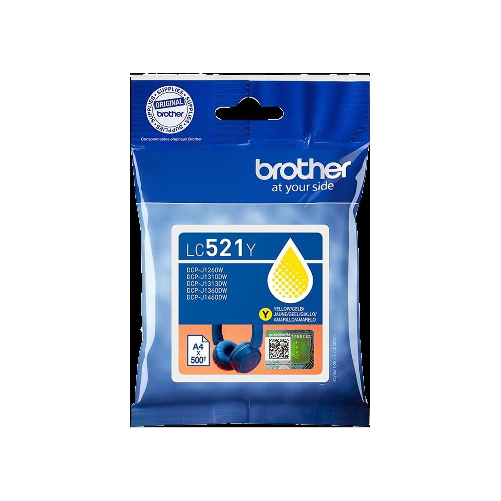 Brother LC521Y giallo Cartuccia d'inchiostro