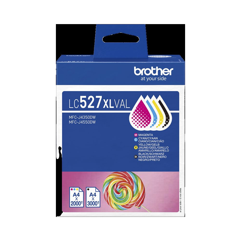 Brother LC527XLVAL Multipack nero / ciano / magenta / giallo (LC527XLVAL)
