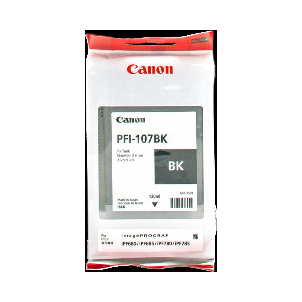 Canon PFI-107bk nero Cartuccia d'inchiostro (6705B001)
