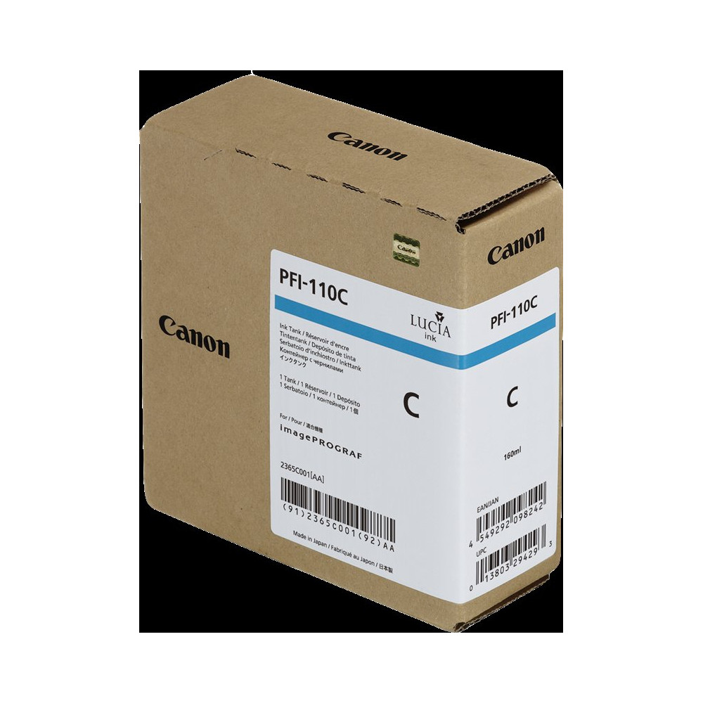 Canon PFI-110c ciano Cartuccia d'inchiostro (2365C001)