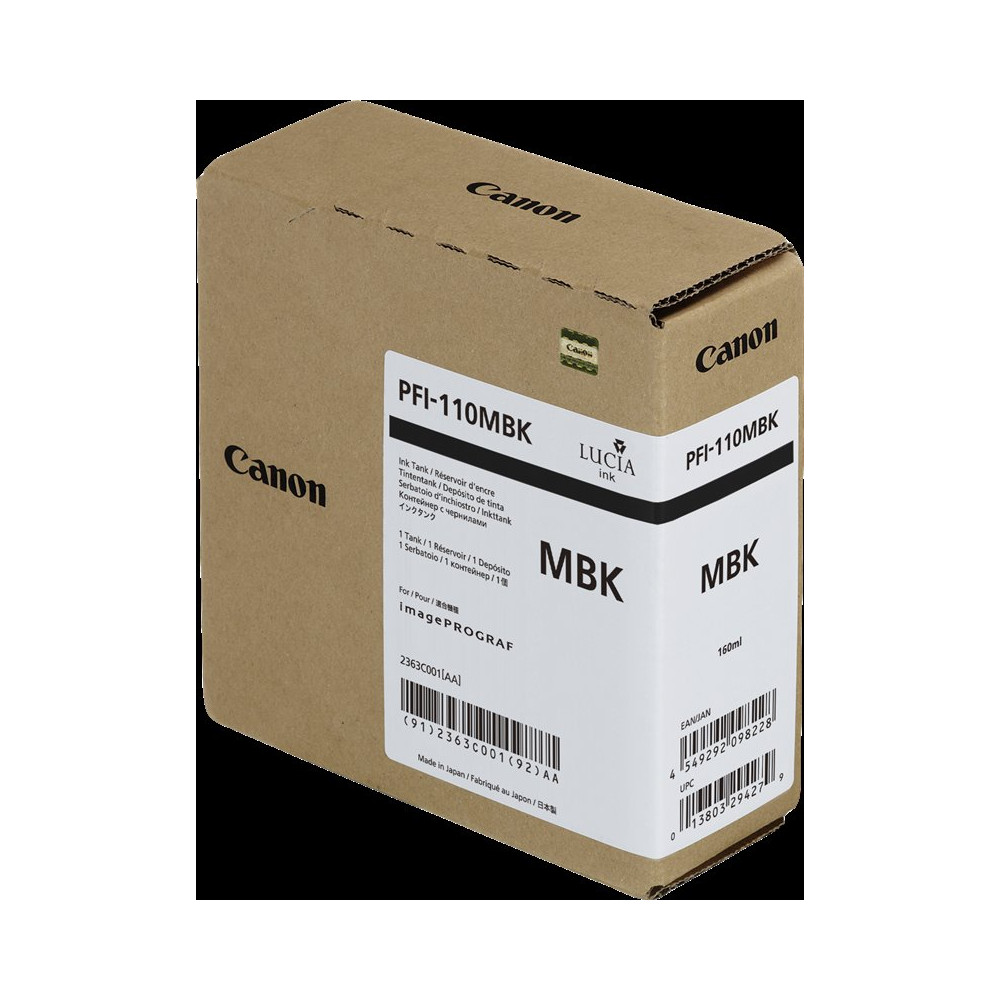 Canon PFI-110mbk nero Cartuccia d'inchiostro (2363C001)