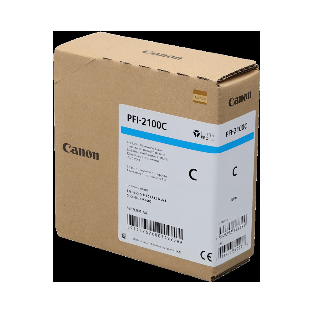 Canon PFI-2100c ciano Cartuccia d'inchiostro (5267C001)
