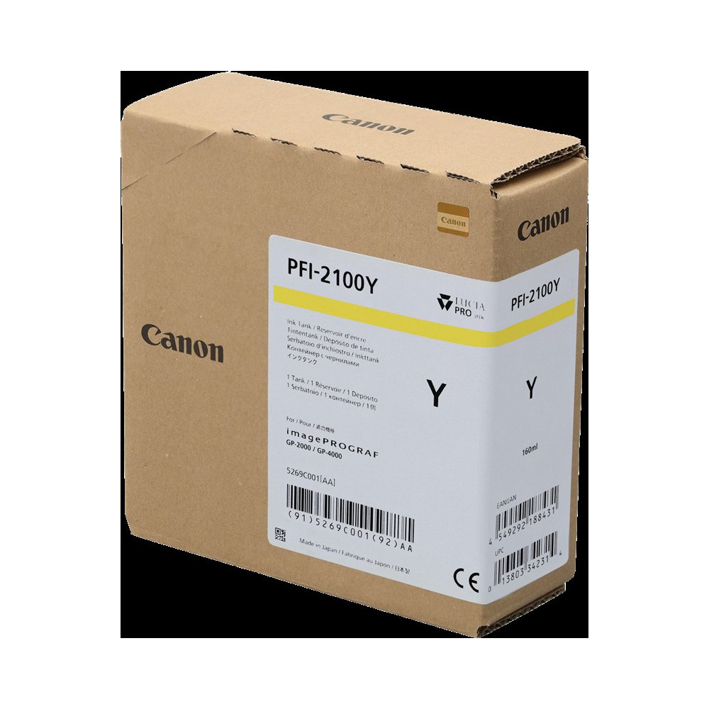 Canon PFI-2100y giallo Cartuccia d'inchiostro (5269C001)