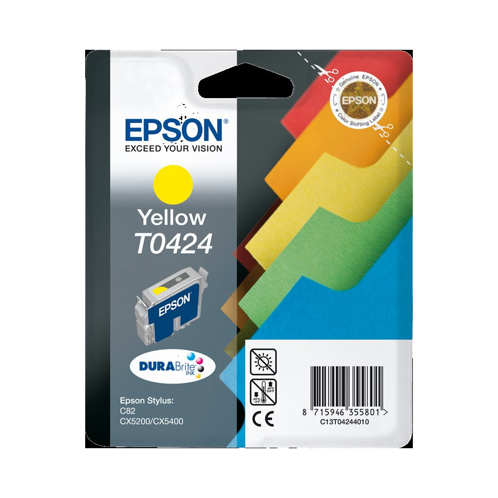 Epson T0424 giallo Cartuccia d'inchiostro (C13T04244010)