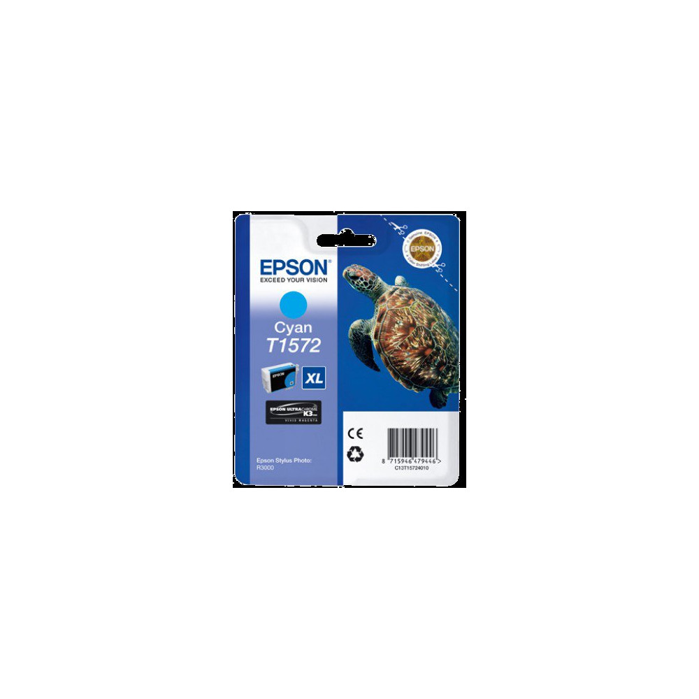 Epson T1572 XL ciano Cartuccia d'inchiostro (C13T15724010)