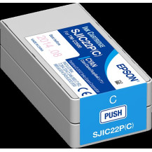 Epson SJIC22P-C ciano Cartuccia d'inchiostro (C33S020602)
