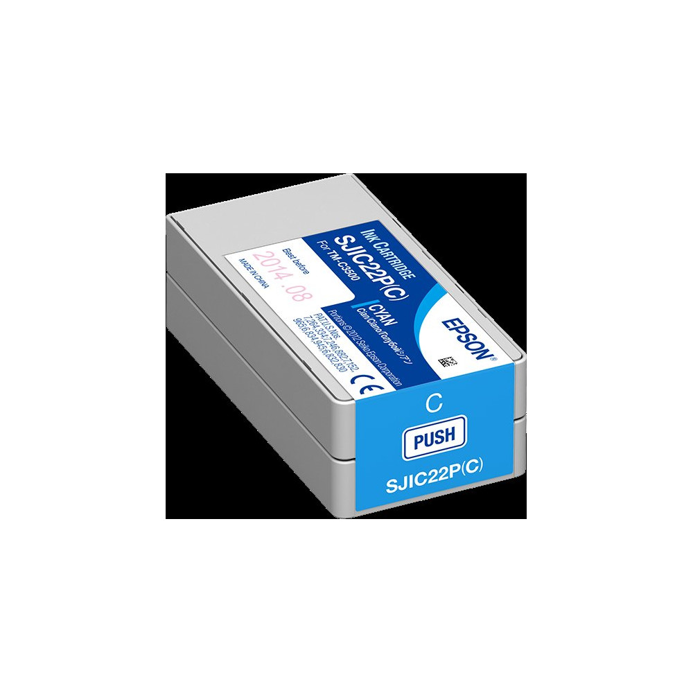 Epson SJIC22P-C ciano Cartuccia d'inchiostro (C33S020602)