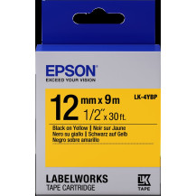 Epson LK-4YBP Nastro Nero su giallo