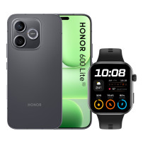 HONOR 600 LITE 5G DUAL SIM 6.6" OCTA CORE 256GB RAM 8GB 5G ITALIA VELVET BLACK + WATCH 2i SMARWATCH BLACK